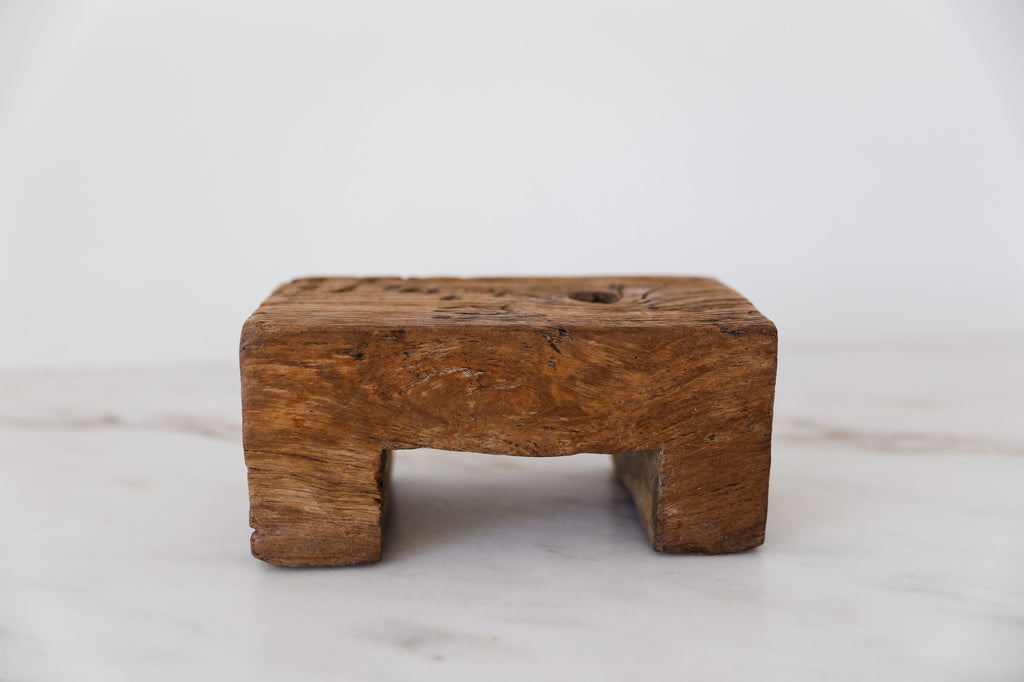 Vintage Wood Riser, Decor, Shelf decor