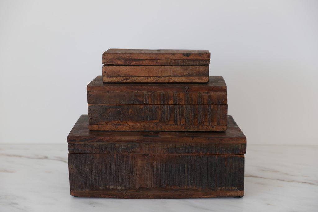 Reclaimed Wood Boxes