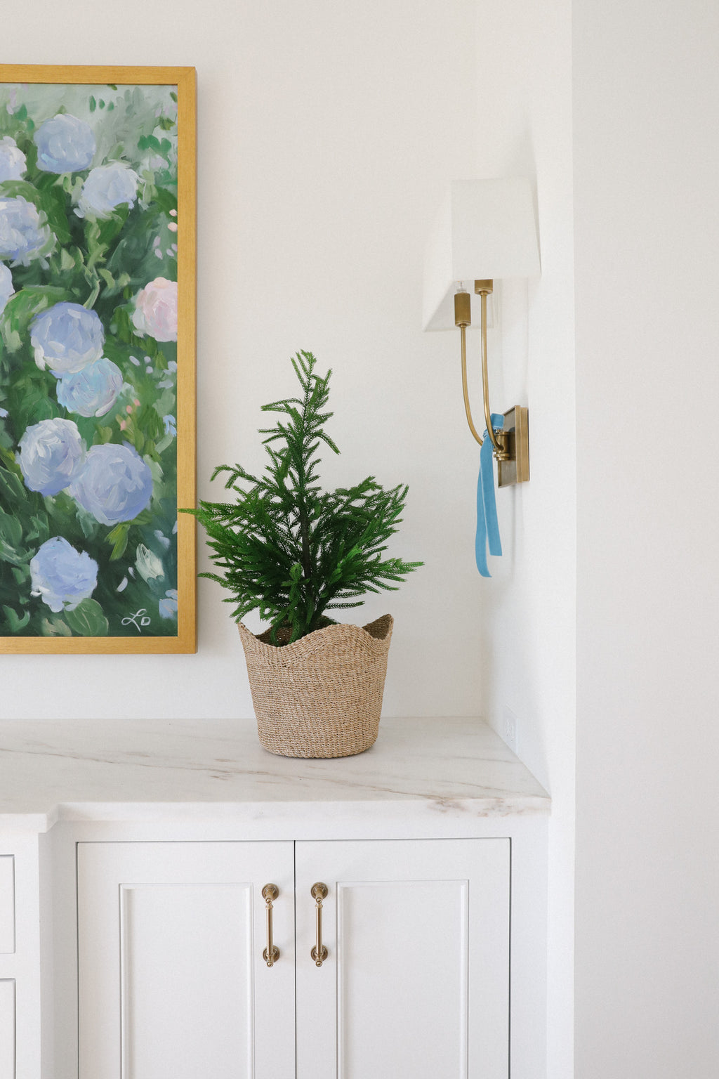 Potted Norfolk Pine Tree, 28"
