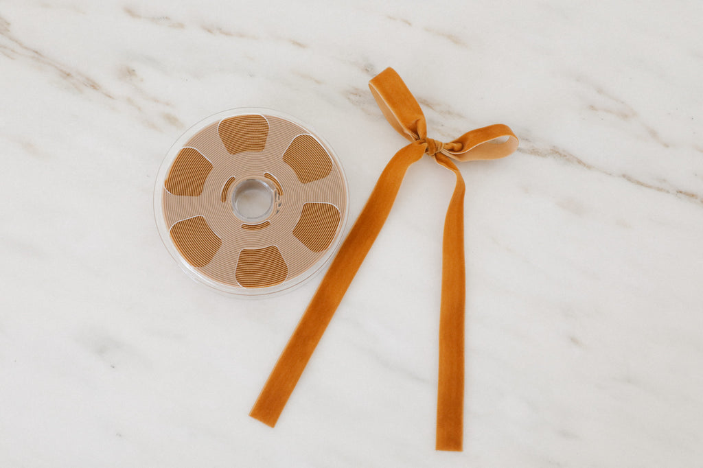 Goldenrod Swiss Velvet Ribbon