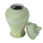 Spring Green Temple Jar
