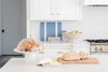 French blue and white rectangle charcuterie board