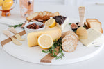 WHITE ROUND CHARCUTERIE BOARD