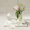 Clear Orb Glass Vase