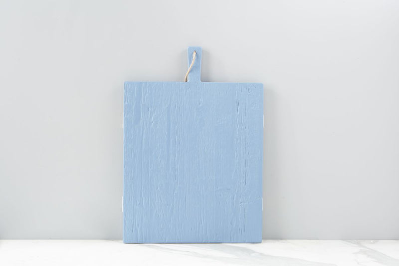 French blue and white rectangle charcuterie board
